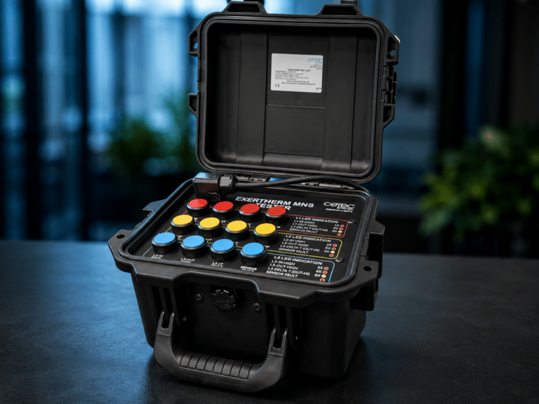 Exertherm MNS Tester for simulating temperature faults and verifying monitoring functions 3